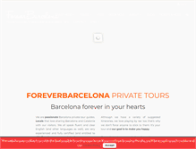 Tablet Screenshot of foreverbarcelona.net