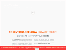 Tablet Screenshot of foreverbarcelona.com